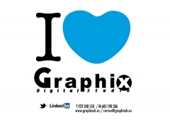 Publicidad de graphix digital studio. imprenta y diseo grfico