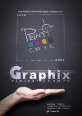 Publicidad de Graphix Digital Studio. Imprenta y diseño gráfico