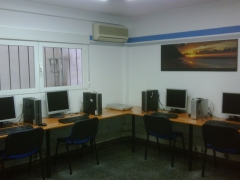 Una de las aulas de informtica.