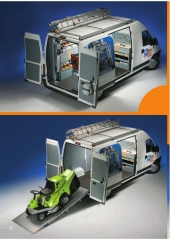 Equipamiento interior de furgonetas taller