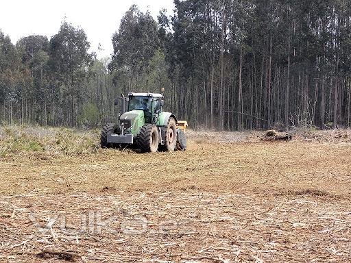 Trituradora forestal para tractor