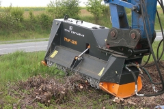 Trituradora forestal tmc para excavadoras