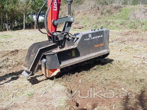 Trituradora forestal TMC Cancela para excavadora