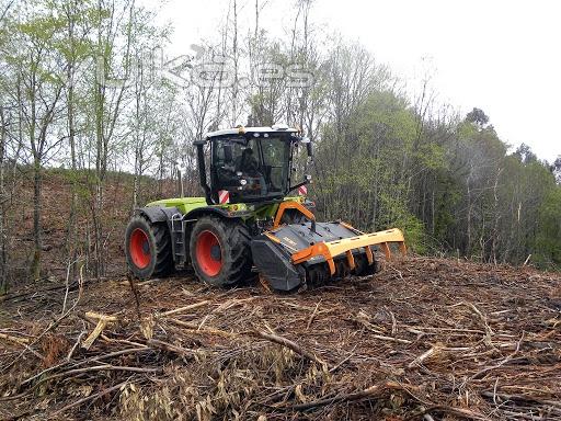 Trituradora forestal potente