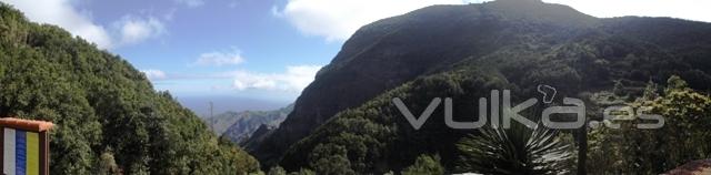 Panormica desde el Restaurante La Vista, La Gomera