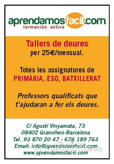 REFOR ESCOLAR GRANOLLERS: TALLER DE DEURES