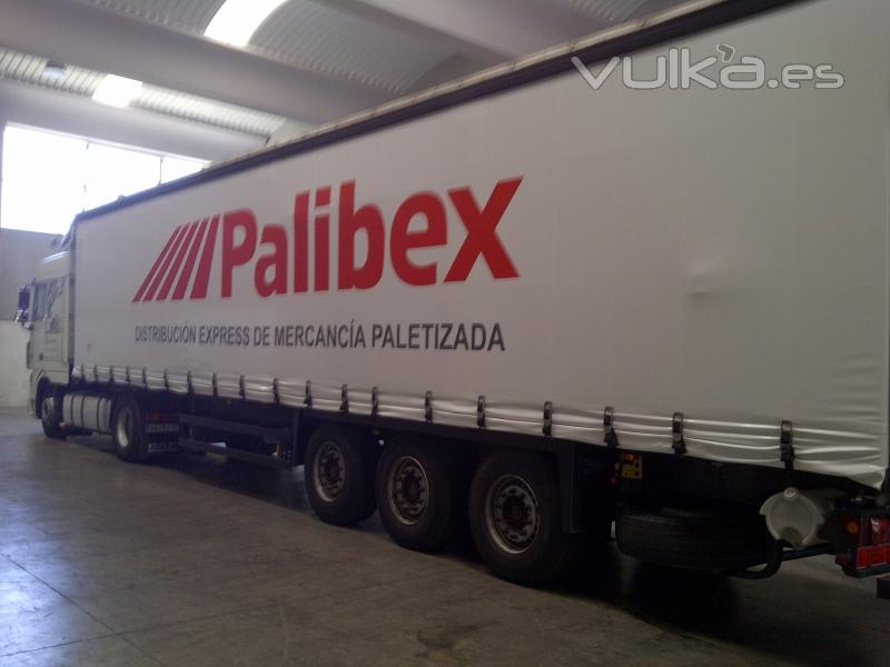 Distribución Express de mercancía paletizada.