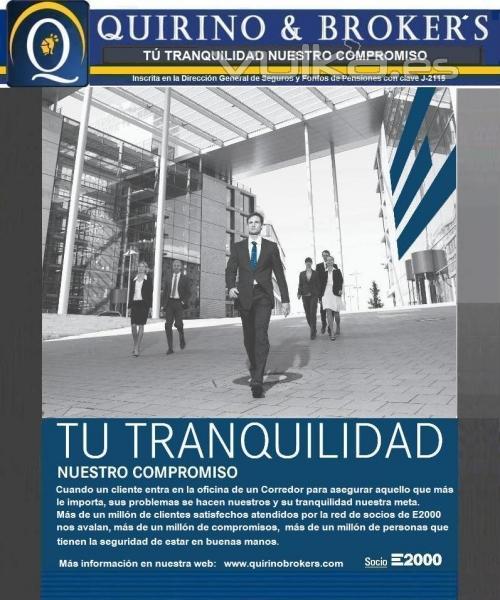 QUIRINO BROKERS - T tranquilidad es el compromiso con nuestros clientes.