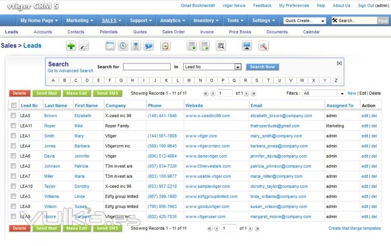 Soluntic desarrolla VtigerCRM a sus necesidades