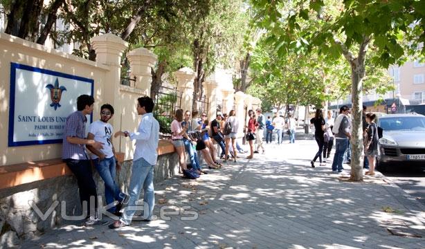 Estudiantes en recreo