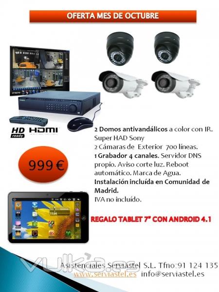 Oferta cmaras con regalo de Tablet