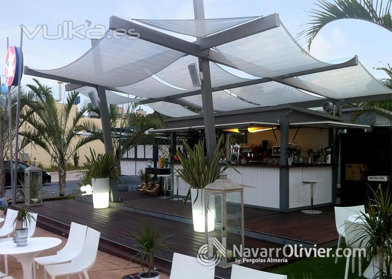 Chiringuito modular desmontable estilo chill out by NavarrOlivier.com