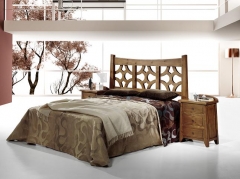 Dormitorio rustico madera