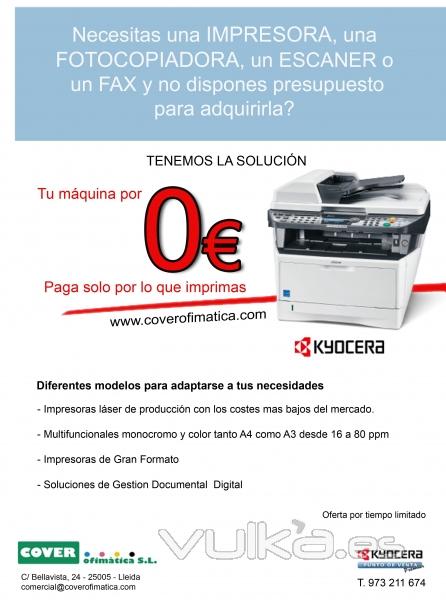 KYOCERA -Fotocopiadoras en Lleida - IDEAL - NEOPOST - 973 21 16 74