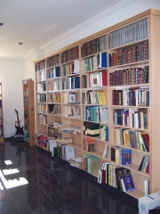 Libreria sencilla en melamina de haya