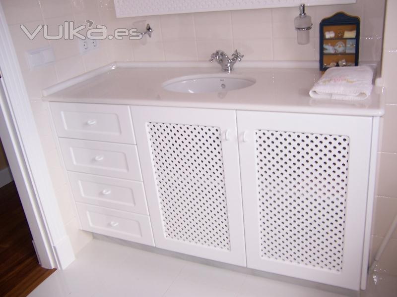 Mueble de baño en wengue