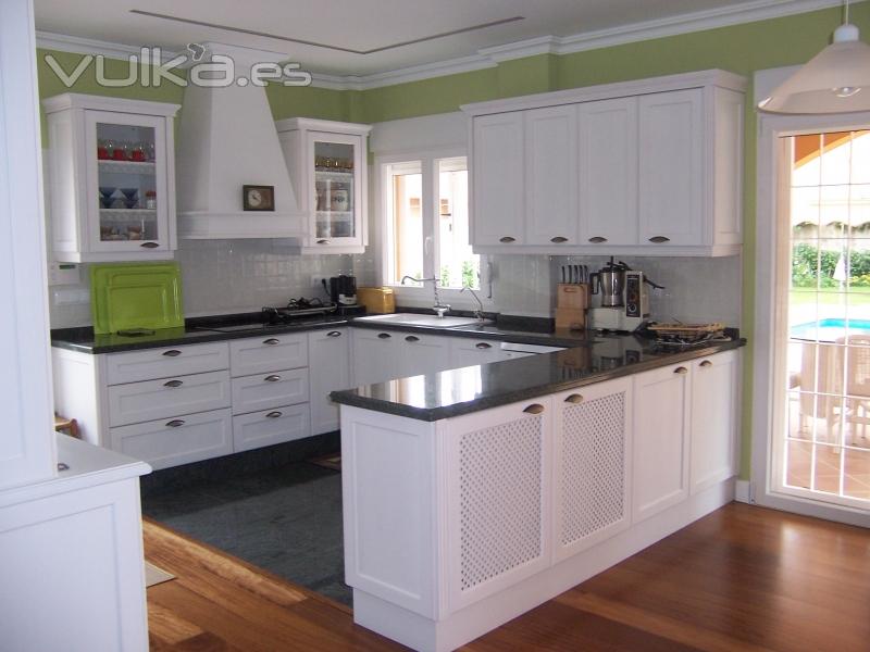 Cocina funcional blanco