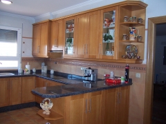 Cocina en haya vaporizada