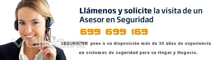 Llmenos y solicite una visita de un Asesor en Seguridad.