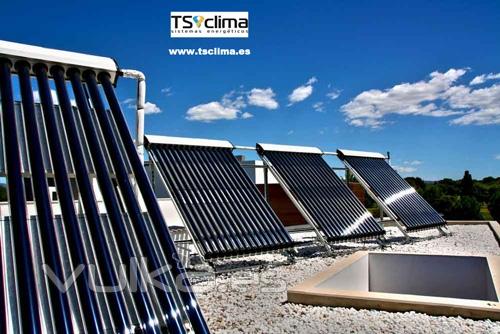 Instalacin solar trmica para ACS y calefaccin.