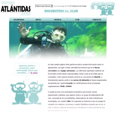 Portada pagina web buceoatlantidas.com