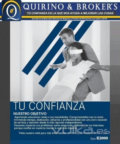 QUIRINO BROKERS - T confianza en nuestra Corredura es la que nos ayuda a mejorar las cosas.