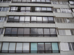 Restauracion de fachada con suber tres en cala ganba