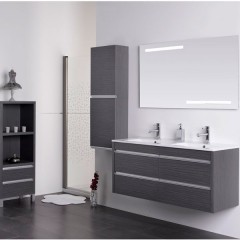 Mueble de bano avina de 100 cm, color negro