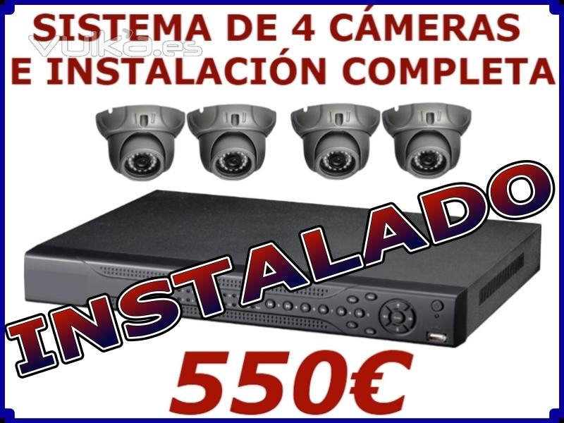 Sistemas completo 2 cmaras e instalacin por 430EUR Sistema de 4 cmaras por 550EUR, Mejores precio