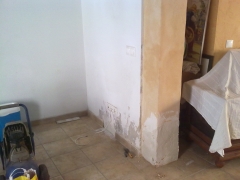 Vivienda con humedad y salitre en binissalen