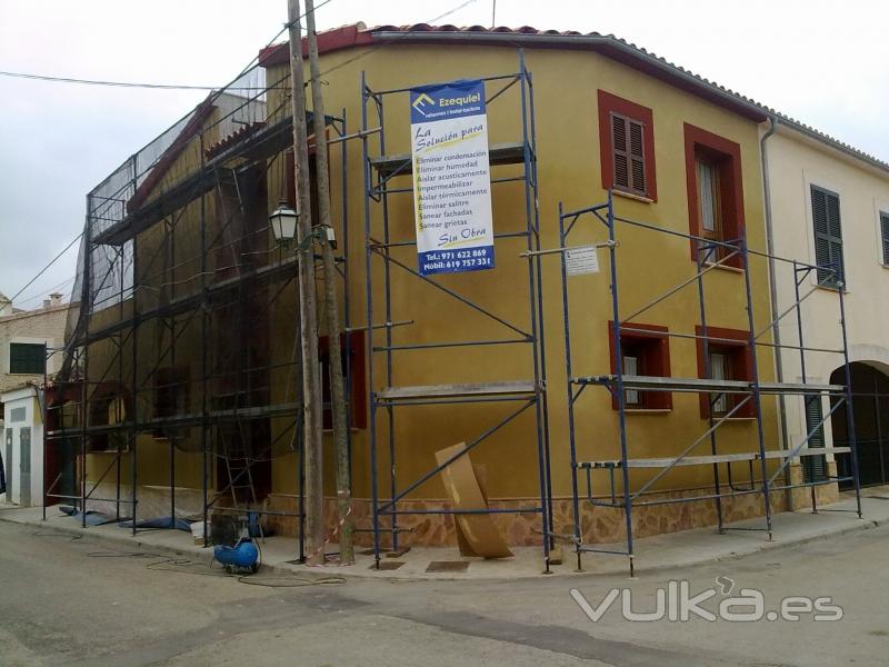 Restauracion de fachada en Consell