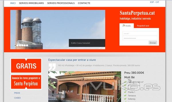 Pisos, casas, locales comerciales, naves industriales, parkings y oficinas en Sta. Perpetua