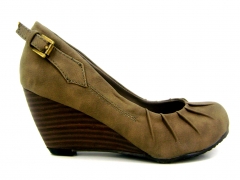 Zapato xti con cuna, de punta redonda con hebilla trasera