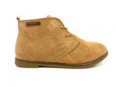Botin drastik de chica acordonado, suela caramelo