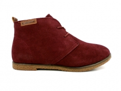 Botin drastik de chica acordonado, suela caramelo
