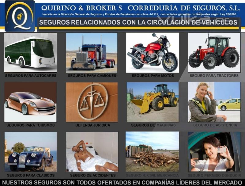 QUIRINO BROKERS - Seguros con precios increbles que ofertamos relacionados con la circulacin.