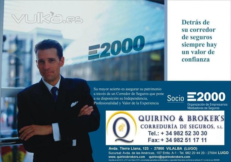 QUIRINO BROKERS - Detrs de un Corredor de Seguros siempre hay un valor de confianza.