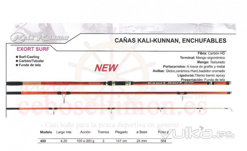 www.ceboseltimon.es - Caa Kali Kunnan Exort Surf 4.20Mt 