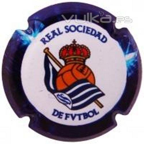 Escudo actual de la Real Sociedad, pertenece a la coleccion leyendas de la Real Sociedad
