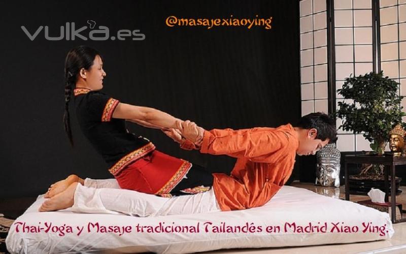 Masaje Tailands y Thai yoga masaje en Madrid con Xiao Ying.
