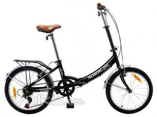 BICICLETA FIRST CLASS  Bicicleta Plegable  * Cambio Shimano TZ-50 6 vel. * Accionamiento Shimano Rev