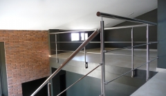 Barana Inox lateral amb 2 barres