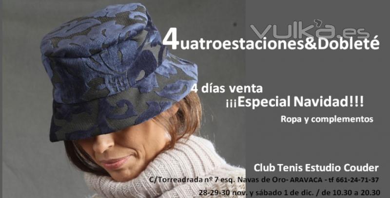 Showroom 4uatroestaciones en Madrid 28 nov al 1 de dic