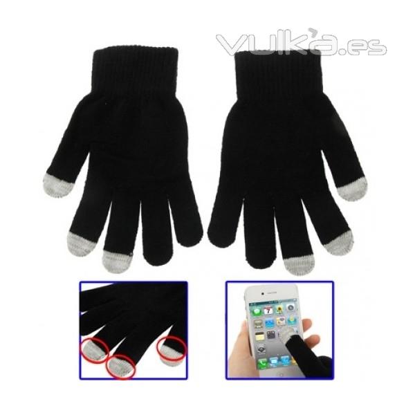 Guantes de invierno, especiales para utilizarlos en todo tipo de pantallas tctiles de telfonos mv