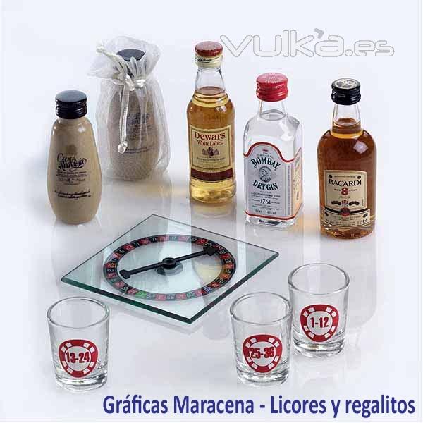 Amplia gama en licores y regalitos