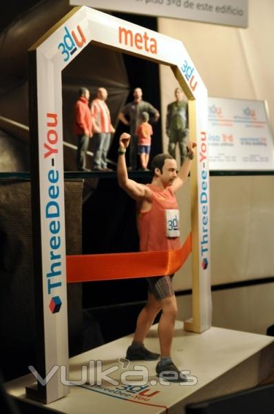 T Trofeo - el deporte en ThreeDee-You Foto-Escultura 3d-u