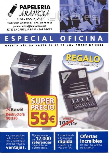 portada folleto ofertas Septiembre-Noviembre 2009