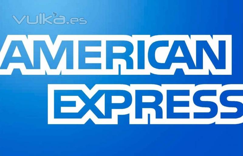 Admitimos pago mediante tarjetas American Express. Desde la web y directamente en el vehculo