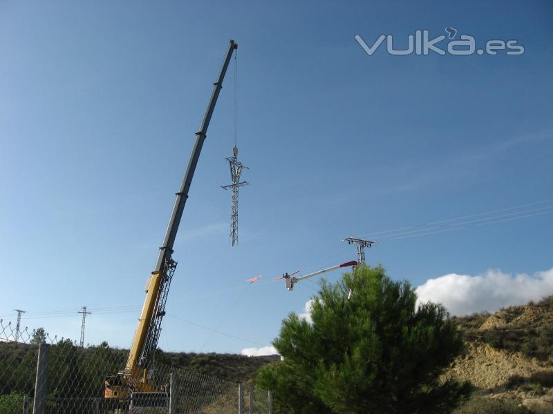 LINEA DE A.T. Intercalo torre en Lnea Iberdrola Gra 40 mts.