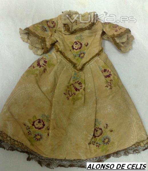  SIGLO XIX,. ANTIGUO TRAJE PARA NIÑO JESÚS DE VESTIR